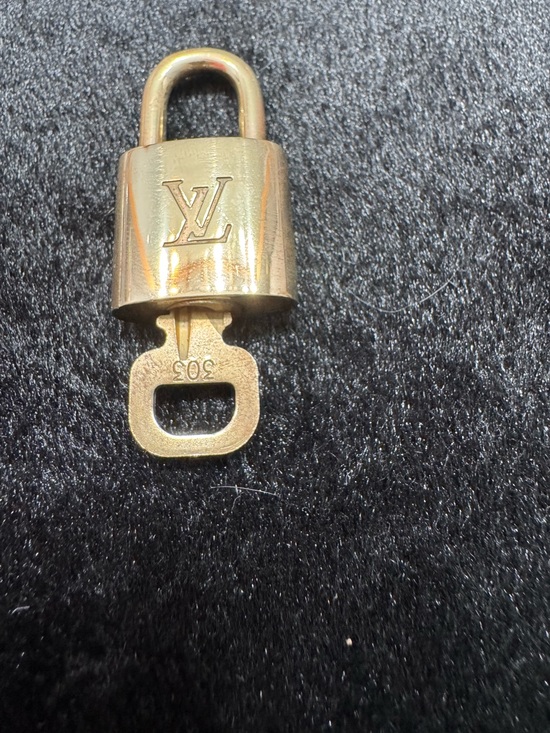 Louis Vuitton Accessories - Louis Vuitton Brass Padlock with Key #303